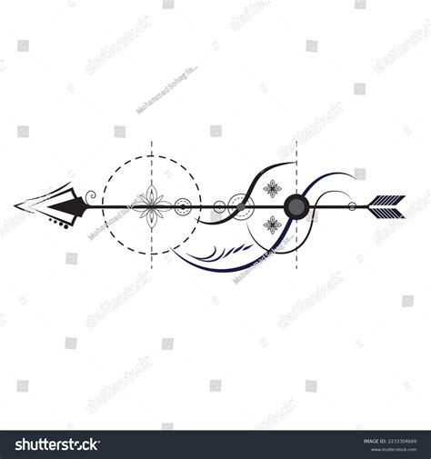 Black Arrow Tattoo Design You Can Stock Vector (Royalty Free) 2233304669 | Shutterstock