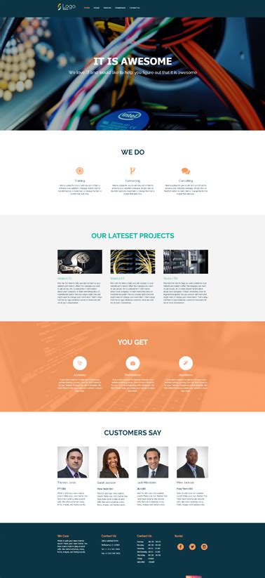 Bootstrap website templates | Responsive Website Templates