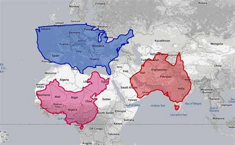 This incedible map tool lets you see just how distorted the Mercator projection is