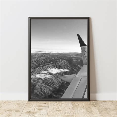 Airplane Poster, Airplane Print, Airplane Wall Art, Travel Poster ...