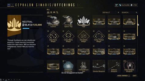 Cephalon Simaris Standing Farm Guide 2024 | Warframe School