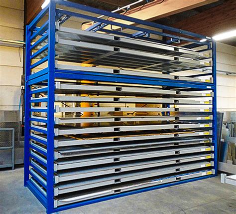 Sheet Steel Storage Rack - sheet metal racks|pipe storage rack ...