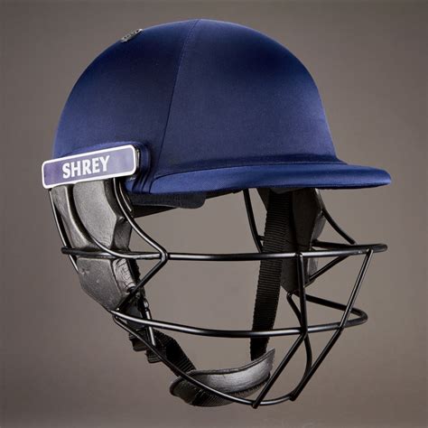 Shrey Armor Mens Cricket Helmet - Batting Equipment - Navy