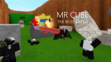 Mr. Cube The Boss Battle! - Roblox