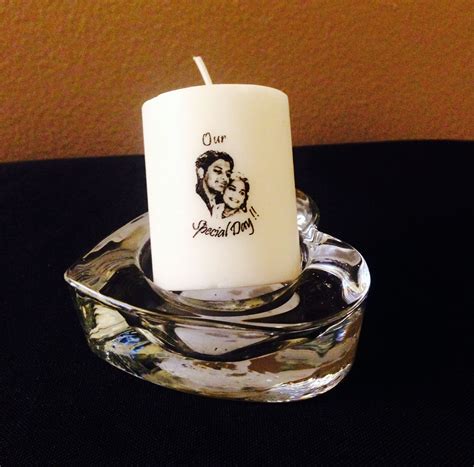 A perfect #wedding #favor | Custom candles, Personalized candles, Candles