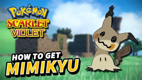 Pokemon Scarlet & Violet MIMIKYU Location - YouTube