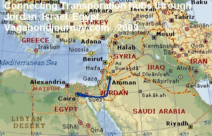 Jordan Israel Egypt Travel Summary