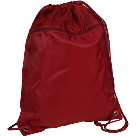 Drawstring Backpack with Zipper Pocket | Custom Bags | 3.44 Ea.