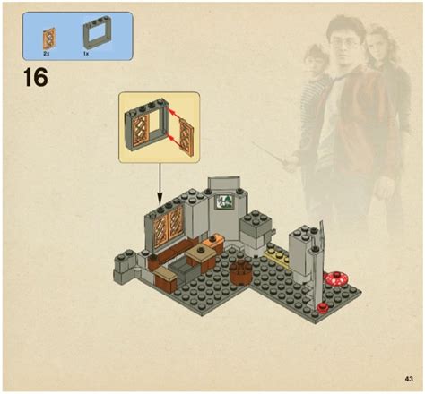 LEGO 4738 Hagrid's Hut Instructions, Harry Potter - General