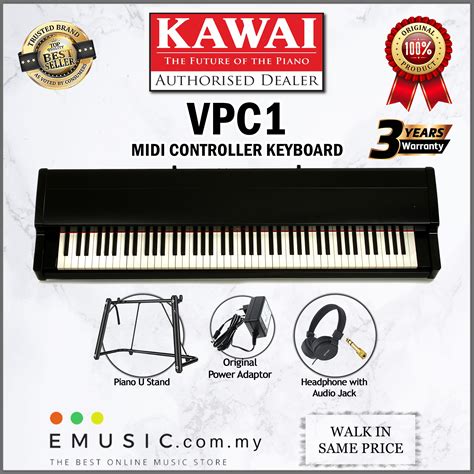 Kawai VPC1 88-key Virtual Piano Controller Midi Controller Keyboard | Emusic