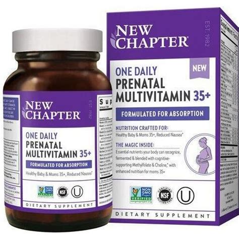 New Chapter Prenatal Multivitamin 35 30 Tablets • Price