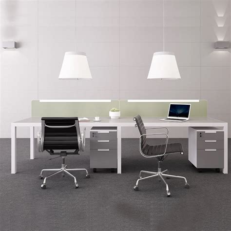 Large Space Four People Modular Office Furniture Workstation System ...