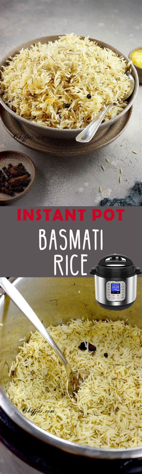 Basmati Rice in Instant Pot - Chefjar