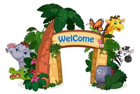 Zoo Background Clipart ~ Download High Quality Zoo Clipart Scene ...