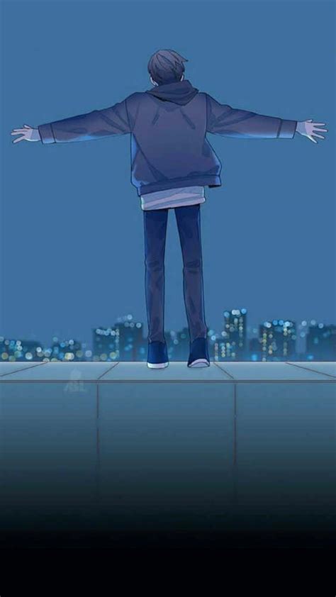 Download "A lonely and depressed anime boy" Wallpaper | Wallpapers.com