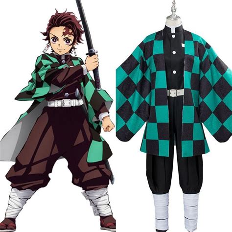 Kamado Tanjirou Outfit Cosplay Costume | Cosplay costumes, Cosplay ...