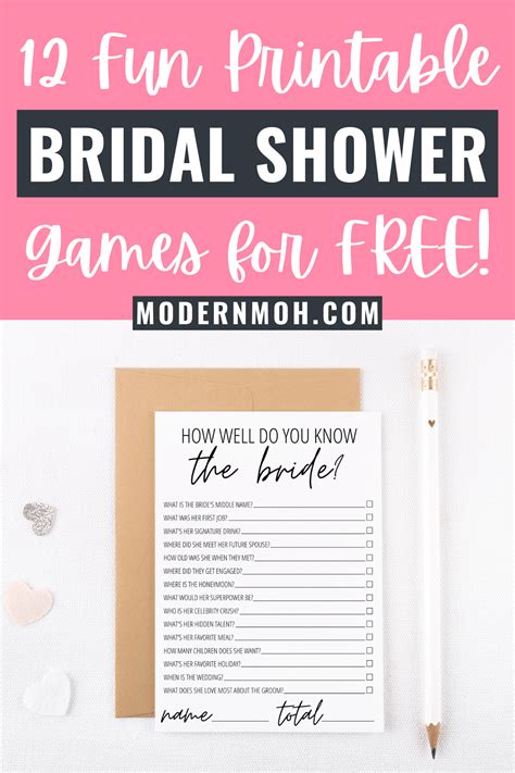 Printable Bridal Shower Games Free - Printable Word Searches