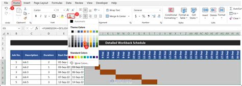 How to Create a Workback Schedule in Excel: 5 Methods