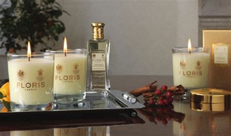 Floris London Cinnamon & Tangerine Scented Candle & Room Fragrance ...