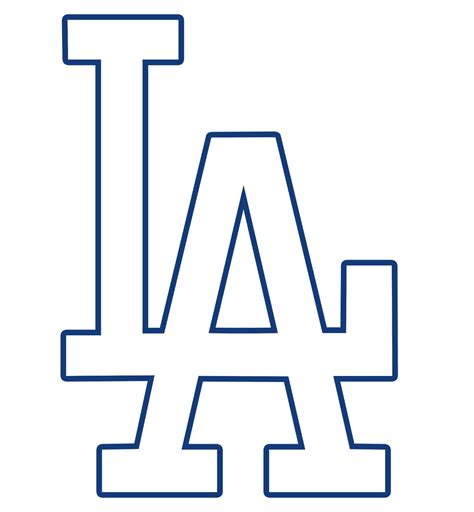 Los Angeles Dodgers Logo Png Smooth Edges