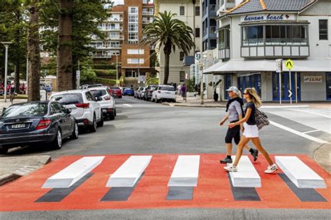 Road safety: 3D crossings installed in Manly