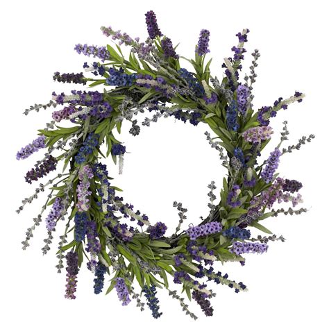 20 inch Lavender Wreath | Lavender wreath, Wreaths, Floral wreath