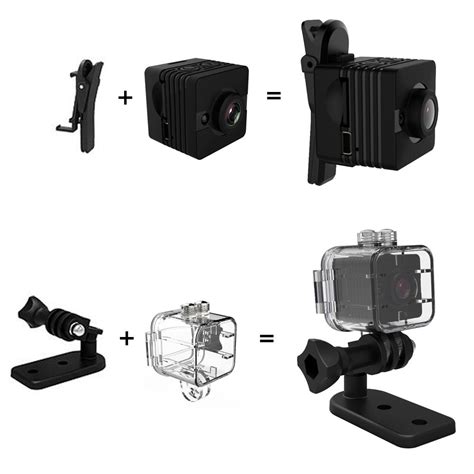 SQ12 Mini Camera HD 1080P Night Vision Mini Camcorder Sport Outdoor DV