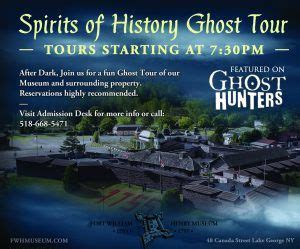 ghost_tours at Fort William Henry Museum Fort William, Ghost Tour, Lake George, Discount ...