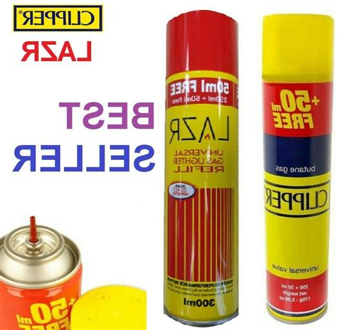 Clipper Butane Gas Lighter Refill Fluid 300ml Fuel