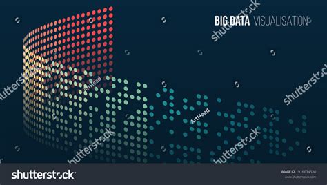 Big Data Visualization Banner Abstract Background Stock Vector (Royalty Free) 1916634530 ...