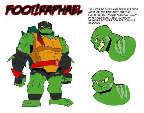 -RotTMNT: Foot!Raphael- by WOLFY-THE-BLACKWOLF on DeviantArt | Teenage mutant ninja turtles ...