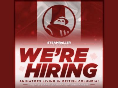 Steamroller Animation is looking for Animator - Autodesk Maya