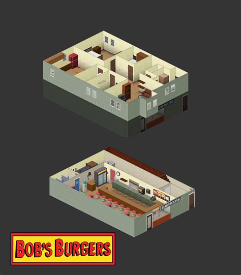 I made the Bob's Burgers restaurant for PZ : r/projectzomboid