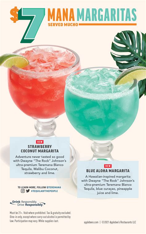 Applebee’s Latest Margaritas Are Made With Dwayne Johnson’s Tequila