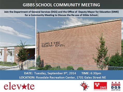 Gibbs Elementary School Re-Development Community Meeting | dgs