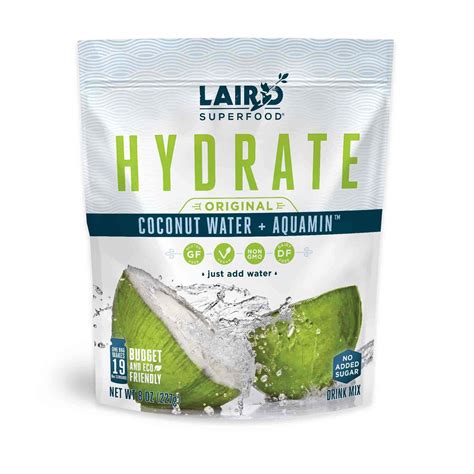 HYDRATE Coconut Water – Laird Superfood Health Food, Health And ...