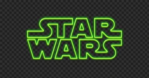 HD Green Outline Star Wars Logo PNG | Citypng