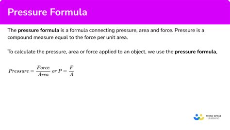 How To Calculate Force Pressure And Area Haiper - vrogue.co