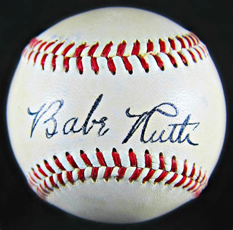 babe-ruth-signed-baseball - Memorabilia Center