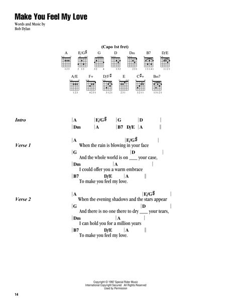 Guitar Chords Make You Feel My Love