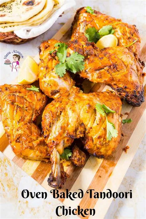 Oven Baked Tandoori Chicken Recipe - Veena Azmanov