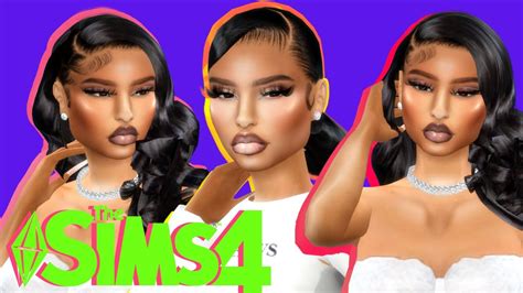 The Sims 4 Baddie With * Natural Beauty Trait * - Youtube 63B