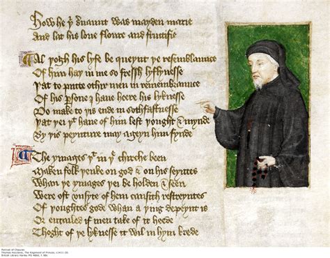 Portraits of Geoffrey Chaucer [Manuscript Illumination, Paintings, Engravings]