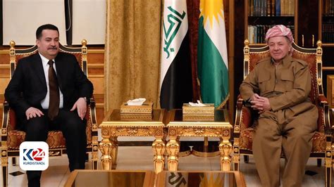 KDP President Barzani receives Iraqi Prime Minister Mohammed Shia Sudani