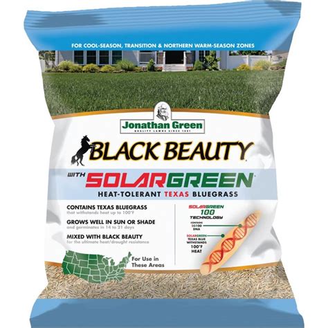 Black Beauty Solargreen Grass Seed 3LB Bag – Fanelli's Landscape Supply