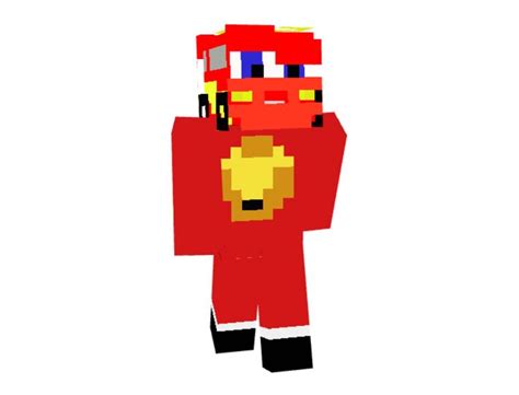 an image of a pixel art character in red