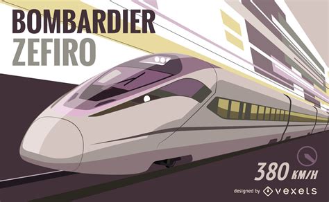 Bombardier Zefiro Vector Graphic Vector Download