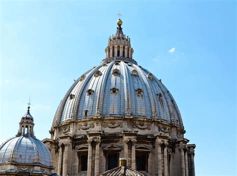 St Peters Basilica Dome Vatican City Italy Photograph by Jon Berghoff