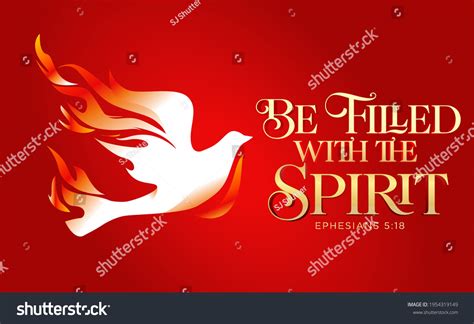 Holy Spirit Dove Flame Tattoo