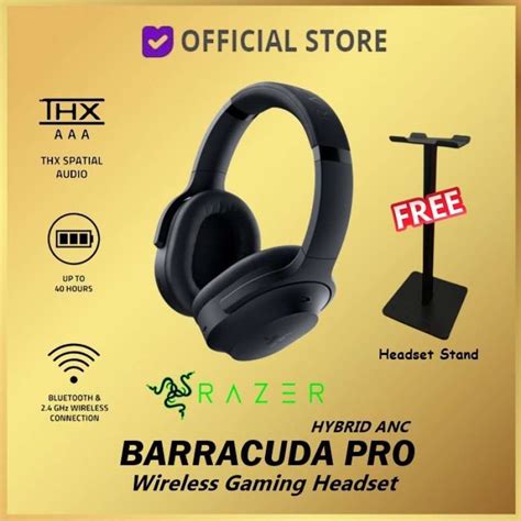 Promo Razer Barracuda Pro Wireless Gaming Headset with Hybrid ANC ...